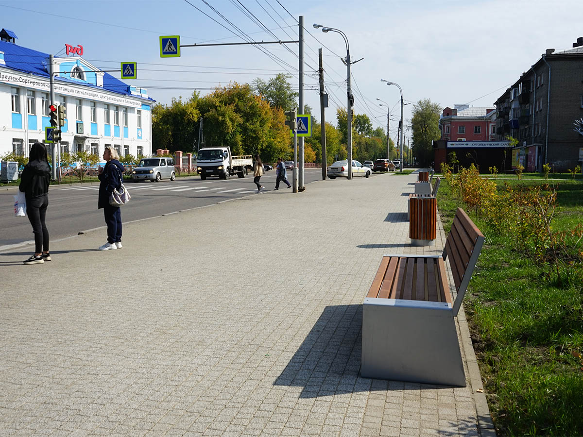 ИркСиб - Открытие сквера рядом с остановкой «Школьная» в Иркутске